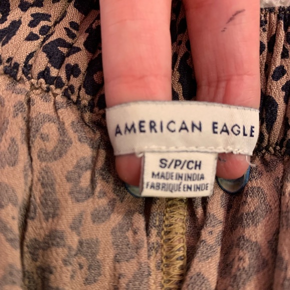 American Eagle Cheetah Shorts - Small - Elastic High Waist - Picture 5 of 6
